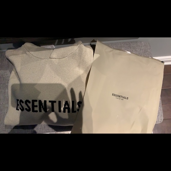 Essentials Knit Hoodie XL - Picture 2 of 2